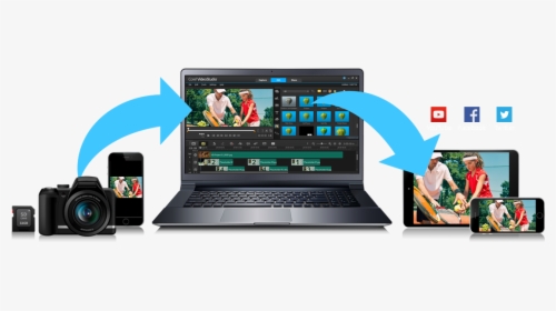 Import, Create, & Share - Video Editing Tool Png, Transparent Png, Free Download
