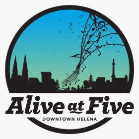 Alive At Five Logo Color"   Class="img Responsive Owl - Silhouette, HD Png Download, Free Download