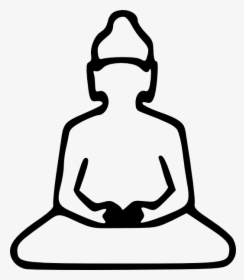 Buddha Outline Svg Clip Arts - Buddha Outline, HD Png Download, Free Download