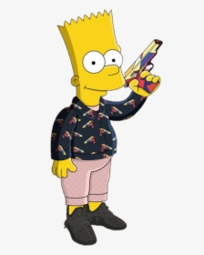 Simpsons Drawing Supreme - Bart Simpson Trap Png, Transparent Png - kindpng