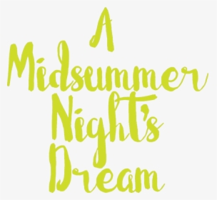 Logo Midsummer - Calligraphy, HD Png Download, Free Download