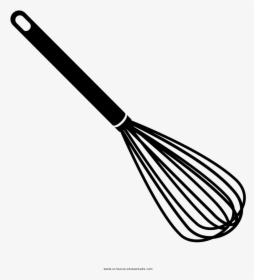 Whisk Coloring Book Drawing Broom Black And White - Whisk Drawing, HD Png Download, Free Download