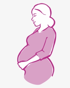 Collection Of Pregnant - Transparent Pregnant Woman Clipart, HD Png Download, Free Download