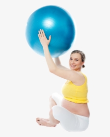 Pregnant Woman Exercise Png Image - Girl, Transparent Png, Free Download