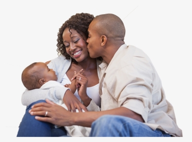 Couple W Baby - Mom Taking Care Of Baby, HD Png Download, Free Download