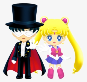 Sailor Moon Drops Sailor Moon Drops Usagi And - Tuxedo Mask Sailor Moon Drops, HD Png Download, Free Download