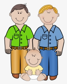 Two Dad Family Clipart, HD Png Download, Free Download