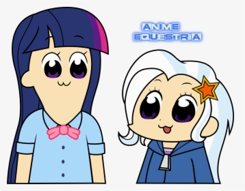 Anime-equestria, Bowtie, Clothes, Duo, Equestria Girls, - Cartoon, HD Png Download, Free Download