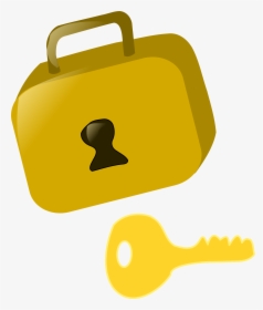 Lock And Key Svg Clip Arts - Lock And Key Cartoon, HD Png Download, Free Download