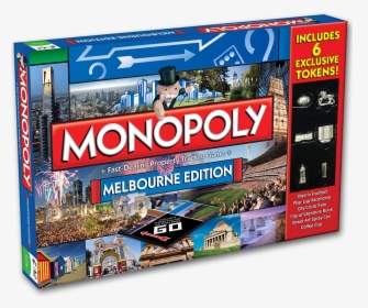 Monopoly - Melbourne Edition - Monopoly Man Monopoly Board, HD Png Download, Free Download