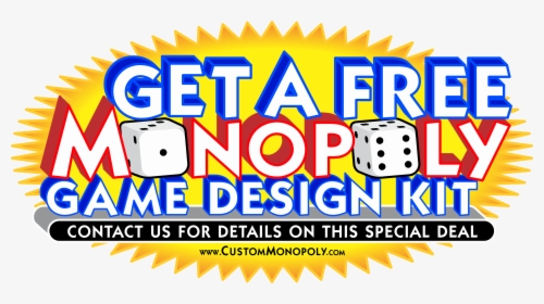 Contact Us For A Free Monopoly Game Design Kit - Dice Game, HD Png Download, Free Download