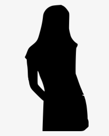 Pregnant Girl Silhouette - Female Teen Silhouette, HD Png Download, Free Download
