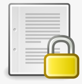 Encrypted File Icon, HD Png Download, Free Download