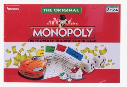 Monopoly Board Game - Monopoly Board Game Funskool, HD Png Download, Free Download