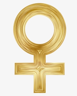 Female Symbol Gold Png, Transparent Png, Free Download