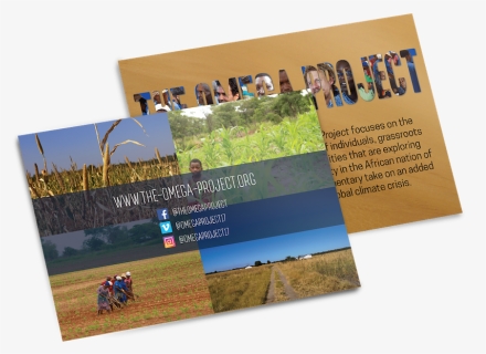 Omega Infocard Mockup - Flyer, HD Png Download, Free Download