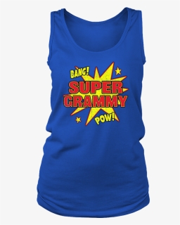 Super Grammy Shirt Super Power Grandma Grandmother - Active Tank, HD Png Download, Free Download