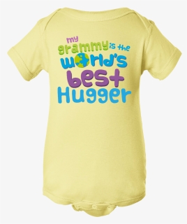 Grammy Worlds Best Hugger Infant Creeper Banana $14 - Active Shirt, HD Png Download, Free Download