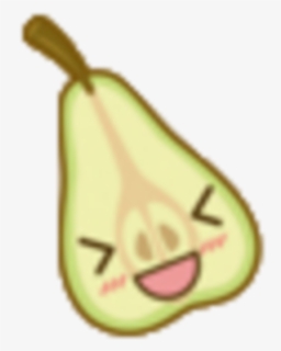#kawaii #green #pear #face #eyes Clipart , Png Download, Transparent Png, Free Download