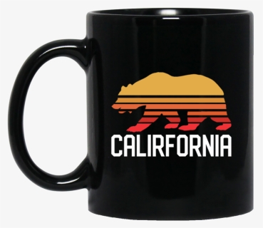 Retro California Bear Coffee Mug, Tea Mug - Mug, HD Png Download, Free Download