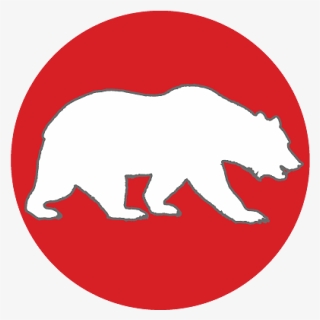 Flag Of California Bear Solid - Waterloo Tube Station, HD Png Download, Free Download