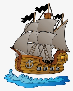 Pirate Ship Clip Art Png, Transparent Png, Free Download