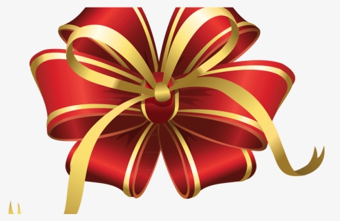 Transparent Christmas Flower Png - Transparent Background Christmas Bow Clip Art, Png Download, Free Download