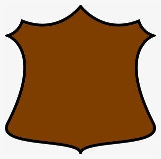 Brown Shield Png, Transparent Png, Free Download