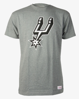 Mitchell & Ness Team Logo Majica San Antonio Spurs - T-shirt, HD Png Download, Free Download