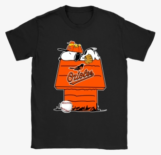 Baltimore Orioles Snoopy And Woodstock Resting Together - Mothers Day Shirts, HD Png Download, Free Download