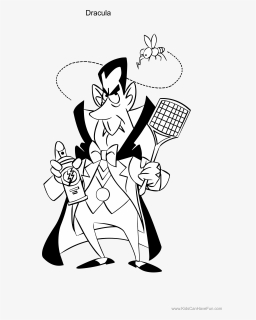 Dracula Coloring Page Png Dracula Coloring Pages - Раскраски Дракула, Transparent Png, Free Download