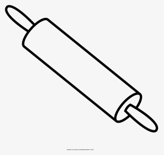 Transparent Rolling Pin Png - Rolling Pin Coloring Page, Png Download, Free Download