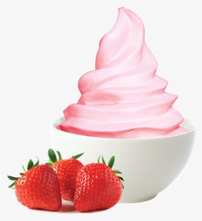 Yogurt Strawberry Png, Transparent Png, Free Download