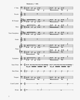 Bullet Bill Brigade Sheet Music Composed By Composed - Sheet Music, HD Png Download, Free Download