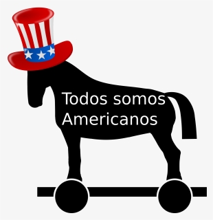 Obamas Trojan Horse On Cuba Clip Arts - Trojan Horse Png, Transparent Png, Free Download