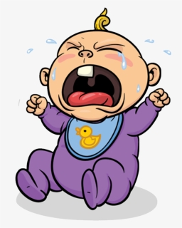Crying Baby Cartoons Gif - Crying Baby Cartoon Gif, HD Png Download, Free Download