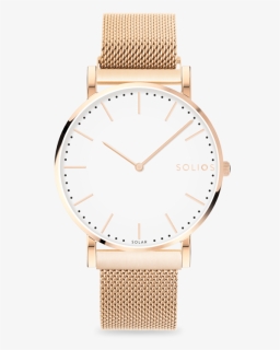 Solios Gamma, Sustainable And Solar Watch With A White - Orologi Welly Merck, HD Png Download, Free Download