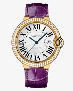 Cartier Ballon Bleu De Cartier We900851 Pink Gold Watch - Cartier Ballon Bleu We900551, HD Png Download, Free Download