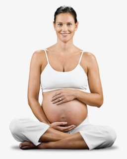 Mindful Way Through Pregnancy - Transparent Png Pregnant Woman, Png Download, Free Download