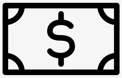 Money Note Dollar - Simple Dollar Drawing, HD Png Download, Free Download