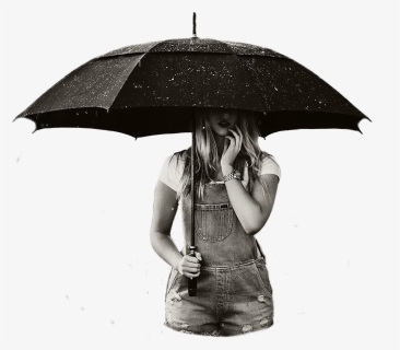 Transparent Lluvia Png - Girl With Umbrella, Png Download, Free Download