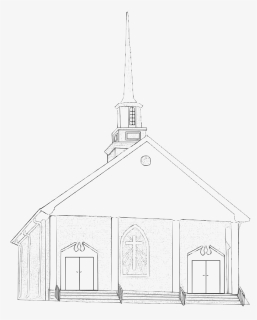 This Free Icons Png Design Of Country Church , Png - Sketch, Transparent Png, Free Download