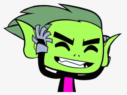 Beast Boy Looking Irritated-tgg424 - Drawing Cartoons Teen Titens, HD Png Download, Free Download