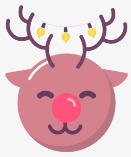 Cute Christmas Holiday Emoji Png File - Cartoon, Transparent Png, Free Download