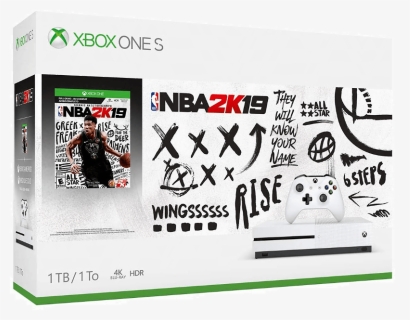 Microsoft Xbox One S 1tb Nba 2k19 - Xbox One S Nba Bundle, HD Png Download, Free Download