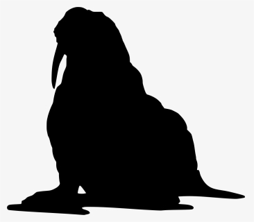 Walrus Silhouette Clipart , Png Download - Walrus Silhouette, Transparent Png, Free Download