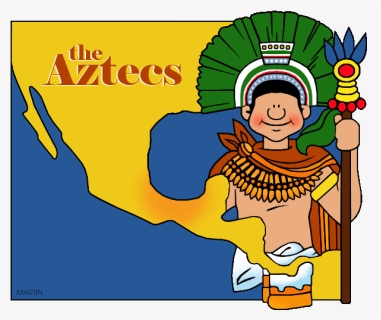 Aztecs Clip Art By Phillip Martin, Aztec Map - Aztecs Clipart, HD Png Download, Free Download