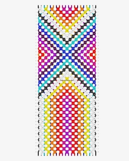 Aztec Patterns Png - Friendship Bracelet Designs Rainbow, Transparent Png, Free Download