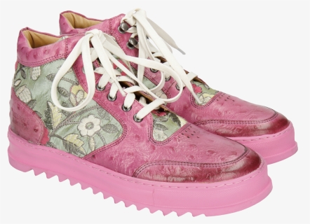 Sneakers Maxima 1 Ostrich Dark Pink Brocade Verde - Sneakers, HD Png Download, Free Download