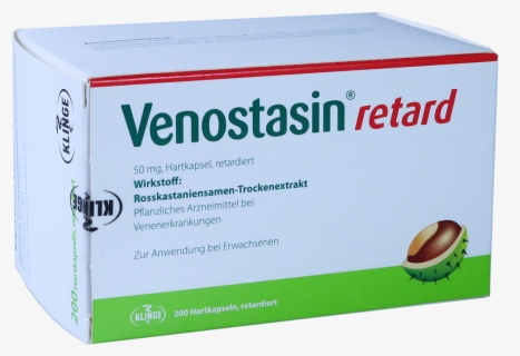 Venostasin Retard, 50 Mg Hartkapsel - Box, HD Png Download, Free Download